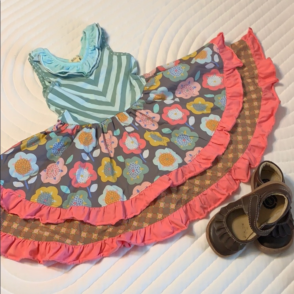 Matilda Jane twirl dress. Pre-owned size 4